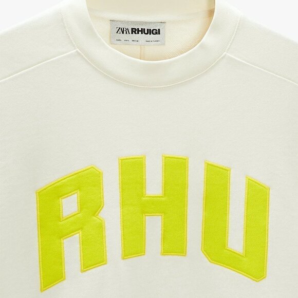NEW ZARA X RHUIGI LOGO SWEATSHIRT NWT SIZE MEDIUM - Picture 5 of 16
